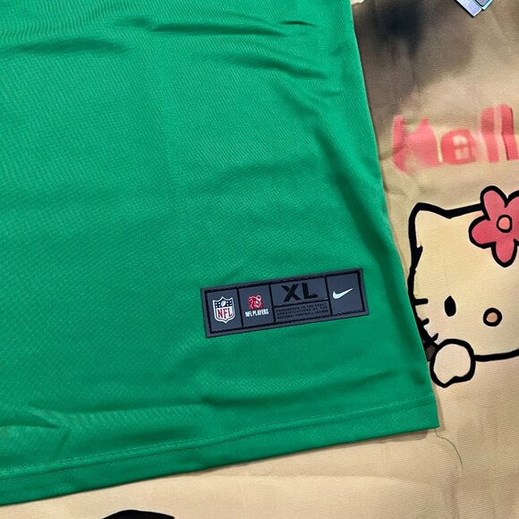 NFL Jalen Hurts #1 Philadelphia Eagles Kelly Green Jersey - Picture 4 of 6